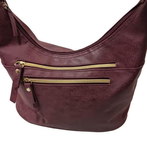 Faux Suede Hobo Purse - Picture 8 of 10